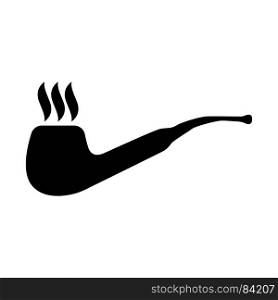 Smoking pipe icon .