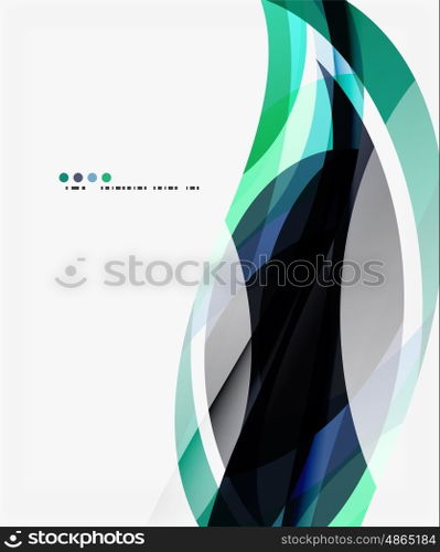 Smooth elegant wave. Smooth elegant wave vector background