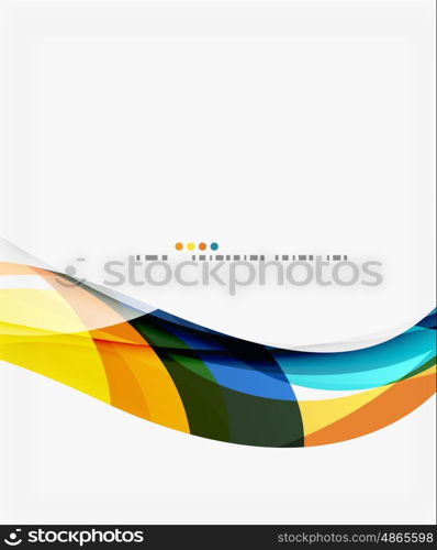 Smooth elegant wave. Smooth elegant wave vector background