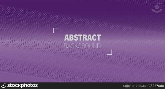Smooth flow of wavy shape with gradient vector abstract background, purple design curve line energy motion, relaxing music sound or technology.