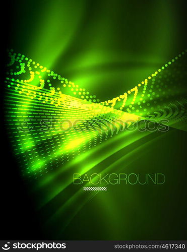 Smooth light effect, straight lines on glowing shiny neon dark background. Energy technology idea. Smooth light effect, straight lines on glowing shiny neon dark background. Energy technology idea. Vector illustration