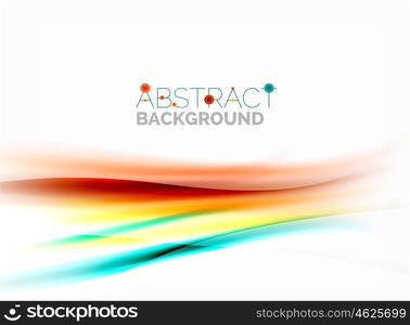 Smooth lines, abstract background template