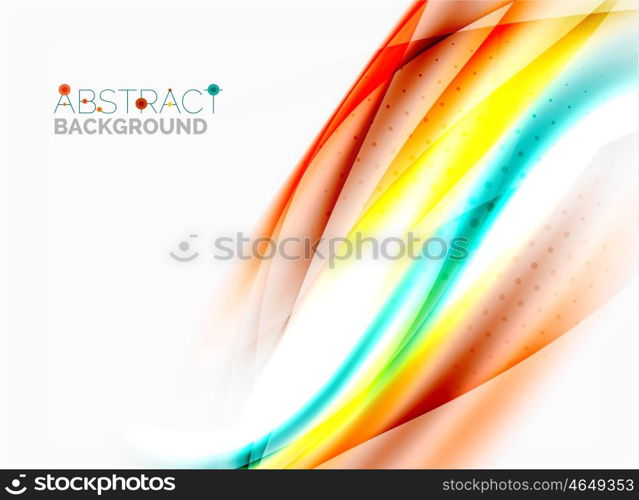 Smooth lines, abstract background template