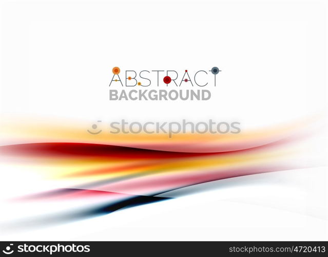 Smooth lines, abstract background template