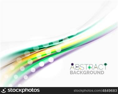 Smooth lines, abstract background template