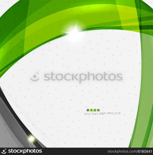 Smooth wave line abstract background. Smooth wave line abstract background - color curve stripes and lines in motion concept and with light and shadow effects. Presentation banner and business card message design template