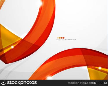 Smooth wave line abstract background. Smooth wave line abstract background - color curve stripes and lines in motion concept and with light and shadow effects. Presentation banner and business card message design template