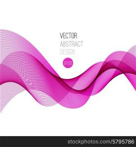 Smooth wave stream line abstract header layout. Vector illustration. Pink Smooth wave stream line abstract header layout. Vector illustration