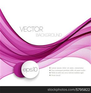 Smooth wave stream line abstract header layout. Vector illustration. Pink Smooth wave stream line abstract header layout. Vector illustration