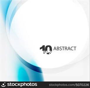 Smooth wave template. Smooth wave template. Abstract background - vector eps10 illustration