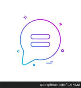 sms bubble chat icon vector design