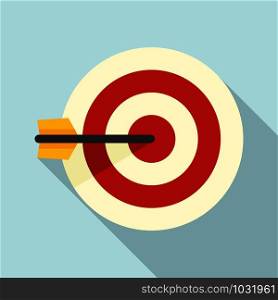 Sms marketing target icon. Flat illustration of sms marketing target vector icon for web design. Sms marketing target icon, flat style