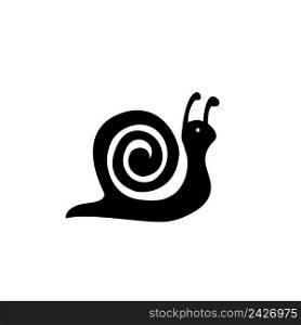 snail icon logo vector design template