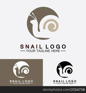 Snail Logo creative modern design inspiration vector