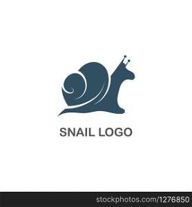 Snail logo creative template vector icon illustration design