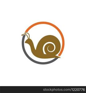 Snail logo template