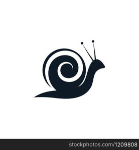 snail logo template vector icon illustration design