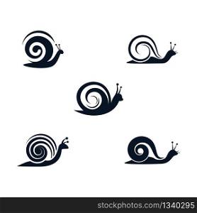 Snail vector icon illustration design