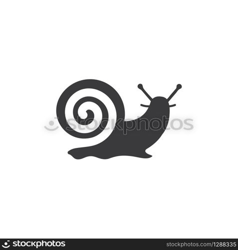 snail vector illustration design template