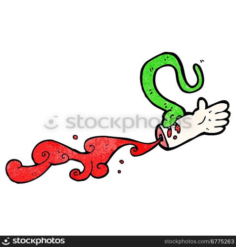 snake bite cartoon