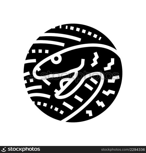 snake chinese horoscope animal glyph icon vector. snake chinese horoscope animal sign. isolated contour symbol black illustration. snake chinese horoscope animal glyph icon vector illustration