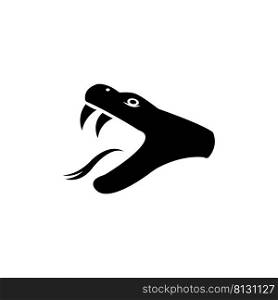 snake head icon logo vector design template