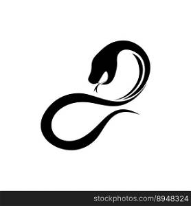 Snake icon logo illustration vector