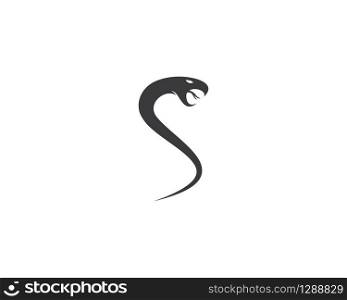 Snake logo template vector icon illustration design