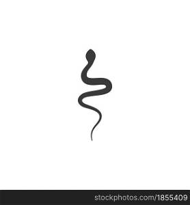 Snake logo vector ilustration template