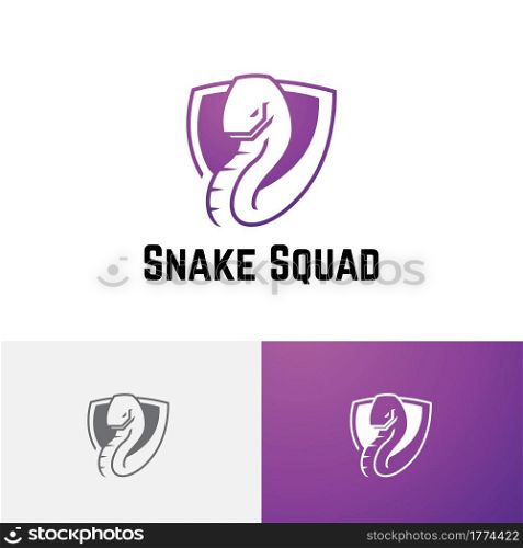 Snake Serpent Shield Poisonous Animal Tactics Strategy Game Esport Logo