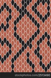 Snake skin pattern color vector illustration