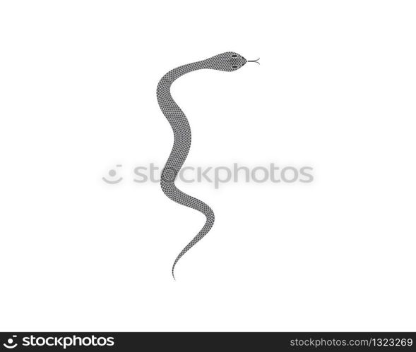 Snake symbol illustration vector icon