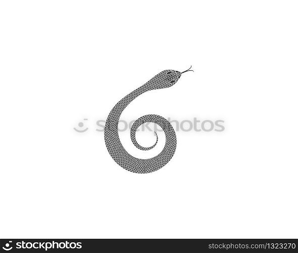 Snake symbol illustration vector icon