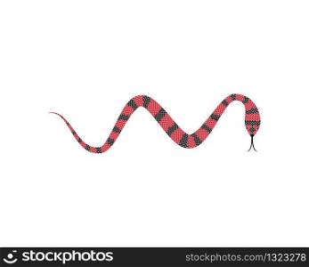 Snake symbol illustration vector icon