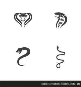 snake viper silhouette. vector illustration of snake viper