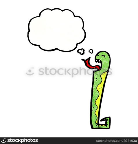 snake with thought bubble