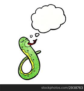 snake with thought bubble