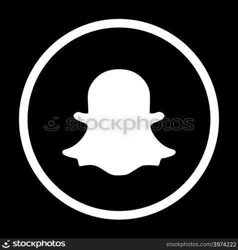 Snapchat icon design vector