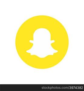 Snapchat icon design vector