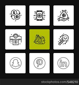 snapchat , pintrest , linkedin , Nexus , nxs , crypto , currency , crypto cuurency , money , exchange , coin , dollar , graph , icon, vector, design, flat, collection, style, creative, icons