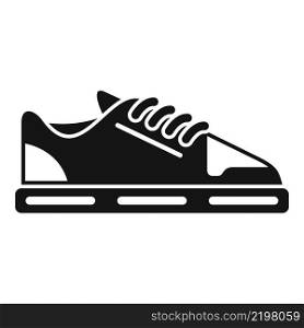 Sneaker design icon simple vector. Sport shoe. Fitness run. Sneaker design icon simple vector. Sport shoe