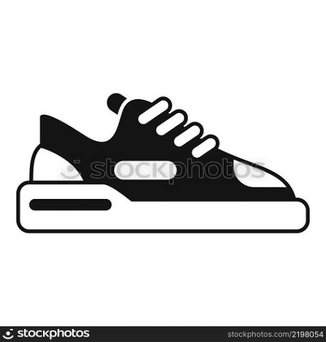 Sneaker icon simple vector. Sport shoe. Footwear design. Sneaker icon simple vector. Sport shoe