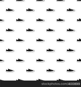 Sneaker pattern. Simple illustration of sneaker vector pattern for web. Sneaker pattern, simple style