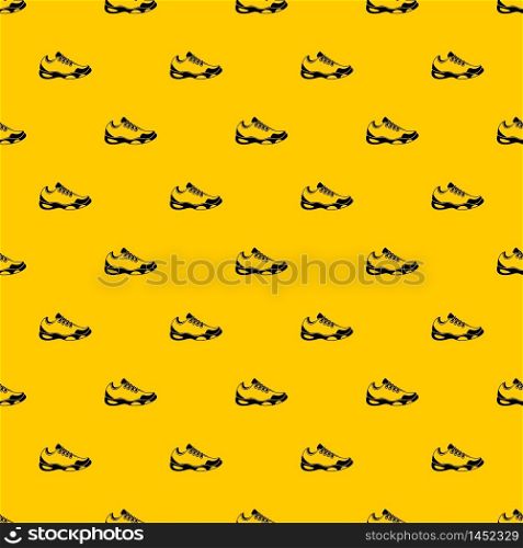 Sneakers for tennis pattern seamless vector repeat geometric yellow for any design. Sneakers for tennis pattern vector