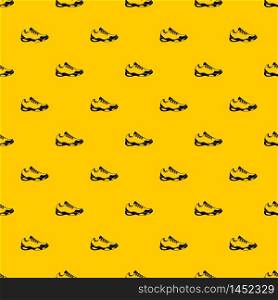 Sneakers for tennis pattern seamless vector repeat geometric yellow for any design. Sneakers for tennis pattern vector
