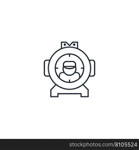 Sniper creative icon from gaming icons collection Vector Image