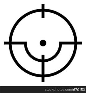 Sniper icon. Simple illustration of sniper vector icon for web. Sniper icon, simple style.