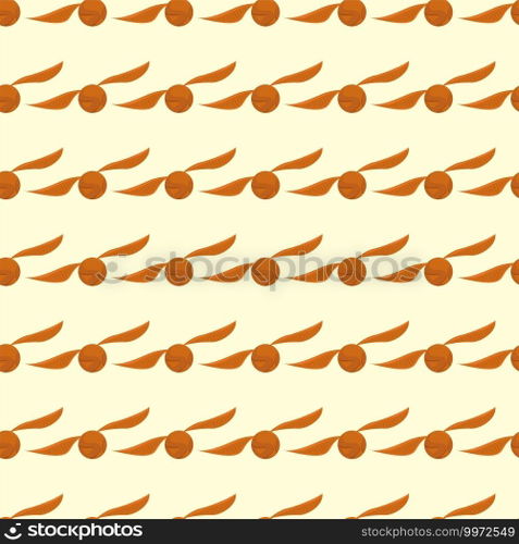 Snitch pattern, illustration, vector on white background