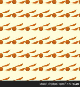 Snitch pattern, illustration, vector on white background