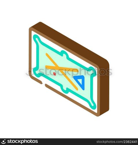 snooker game isometric icon vector. snooker game sign. isolated symbol illustration. snooker game isometric icon vector illustration